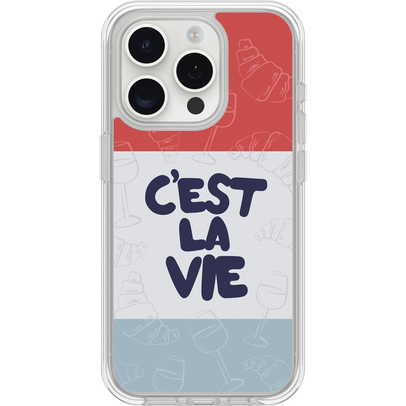 product image 1 - iPhone 15 Pro Hülle Symmetry Series Clear Paris Collection